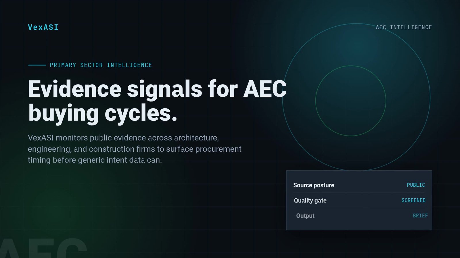 AEC VexASI Signaling promo still